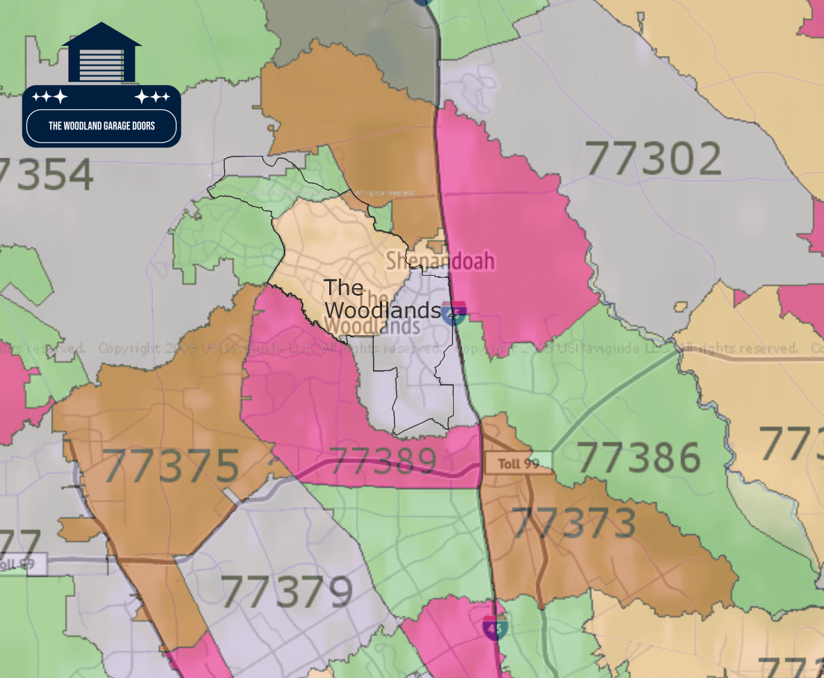 the-woodlands-texas-zip-codes-map